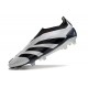 adidas Predator Elite Laceless FG Srebro Czarny
