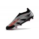 adidas Predator Elite Laceless FG Czarny Srebro Czerwony
