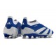 adidas Predator Elite Laceless FG Niebieski Biały