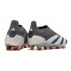 adidas Predator Elite Laceless FG Czarny Biały 