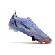 Korki Nike Mercurial Vapor 14 Elite FG Mbappe Fioletowy Srebrny metalik