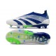 adidas Predator Elite Laceless FG Biały Niebieski Zielony