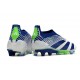 adidas Predator Elite Laceless FG Biały Niebieski Zielony