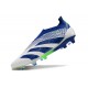 adidas Predator Elite Laceless FG Biały Niebieski Zielony