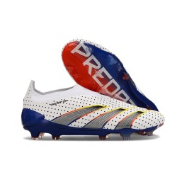 adidas Predator Elite Laceless FG Biały Czarny