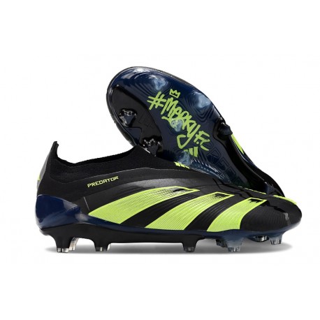 adidas Predator Elite Laceless FG Czarny Zielony