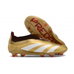 adidas Predator Elite Laceless FG Złoto Biały Czerwony