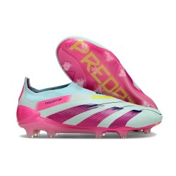 adidas Predator Elite Laceless FG Niebieski Różowy
