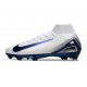 Nike Zoom Mercurial Superfly 10 Elite FG Biały Niebieski