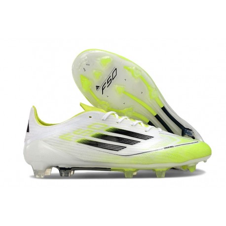 Buty piłkarskie adidas F50 Elite FG Biały Czarny Zawistny
