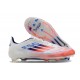 Buty piłkarskie adidas F50 Elite FG Biały Czerwony Niebieski