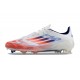Buty piłkarskie adidas F50 Elite FG Biały Czerwony Niebieski