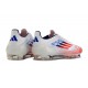 Buty piłkarskie adidas F50 Elite FG Biały Czerwony Niebieski