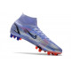 Buty Nike Mercurial Superfly 8 Elite AG Mbappe Fioletowy Srebrny metalik