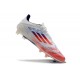 Buty piłkarskie adidas F50 Elite FG Biały Czerwony Niebieski