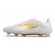 Buty piłkarskie adidas F50 Elite FG Biały Złoto