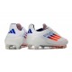 Buty piłkarskie adidas F50 Elite FG Biały Czerwony Niebieski