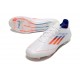 Buty piłkarskie adidas F50 Elite FG Biały Czerwony Niebieski