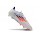 Buty piłkarskie adidas F50 Elite FG Biały Czerwony Niebieski
