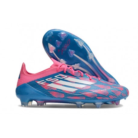 Buty piłkarskie adidas F50 Elite FG Niebieski Biały Różowy