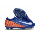 Buty Nike Air Zoom Mercurial Vapor XVI Elite FG Niebieski Pomarańczowy Biały