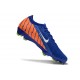 Buty Nike Air Zoom Mercurial Vapor XVI Elite FG Niebieski Pomarańczowy Biały