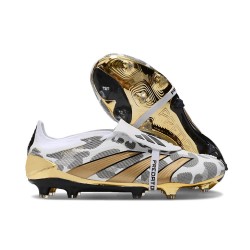 Buty adidas Predator Elite Tongue FG Złoto Biały Szary