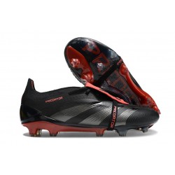 Buty adidas Predator Elite Tongue FG Czarny Czerwony
