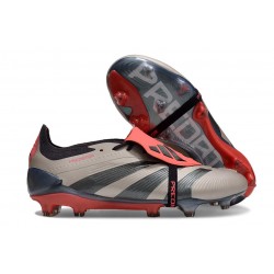 Buty adidas Predator Elite Tongue FG Platyna Metaliczna Czarny