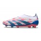adidas Predator Elite Laceless FG Biały Różowy Niebieski