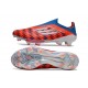 Korki adidas F50+ Elite Laceless FG Czerwony Biały Niebieski