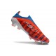 Korki adidas F50+ Elite Laceless FG Czerwony Biały Niebieski