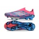 Korki adidas F50+ Elite Laceless FG Niebieski Biały Różowy