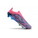 Korki adidas F50+ Elite Laceless FG Niebieski Biały Różowy