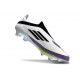 Korki adidas F50+ Elite Laceless FG X Messi Biały Czarny Fioletowy