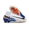 Nike Zoom Mercurial Superfly 10 Elite FG Biały Czarny Niebieski 