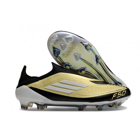 Korki adidas F50 Elite Sznurowadeł FG Miedź Czarny Biały