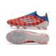 Korki adidas F50 Elite Sznurowadeł FG Czerwony Niebieski Biały