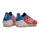 Korki adidas F50 Elite Sznurowadeł FG Czerwony Niebieski Biały