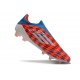 Korki adidas F50 Elite Sznurowadeł FG Czerwony Niebieski Biały
