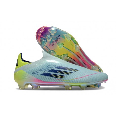 Korki adidas F50 Elite Sznurowadeł FG Niebieski Zawistny
