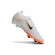 Nike Zoom Mercurial Vapor 16 Elite FG Biały Pomarańczowy Czarny