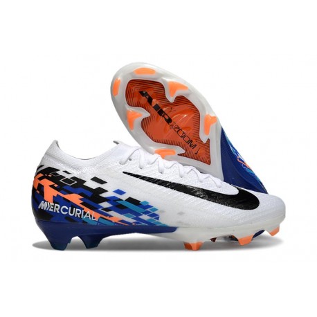 Nike Zoom Mercurial Vapor 16 Elite FG Biały Niebieski Czarny