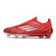 Korki adidas F50 Elite Sznurowadeł FG Czerwony Srebro