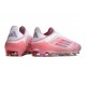 Korki adidas F50 Elite Sznurowadeł FG Różowy Biały