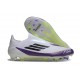 Korki adidas F50 Elite Sznurowadeł FG X Messi Biały Czarny Fioletowy
