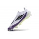 Korki adidas F50 Elite Sznurowadeł FG X Messi Biały Czarny Fioletowy