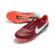 Buty piłkarskie Nike Tiempo Legend 9 Elite FG Czerwony Biały Niebieski