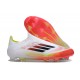 Korki adidas F50 Elite Sznurowadeł FG Biały Czerwony Czarny