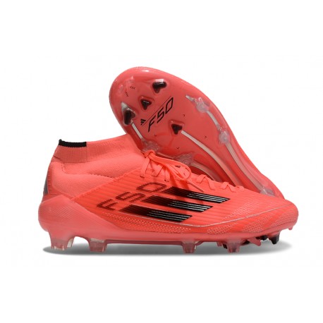Buty adidas F50 Elite Mid FG Czerwony Czarny